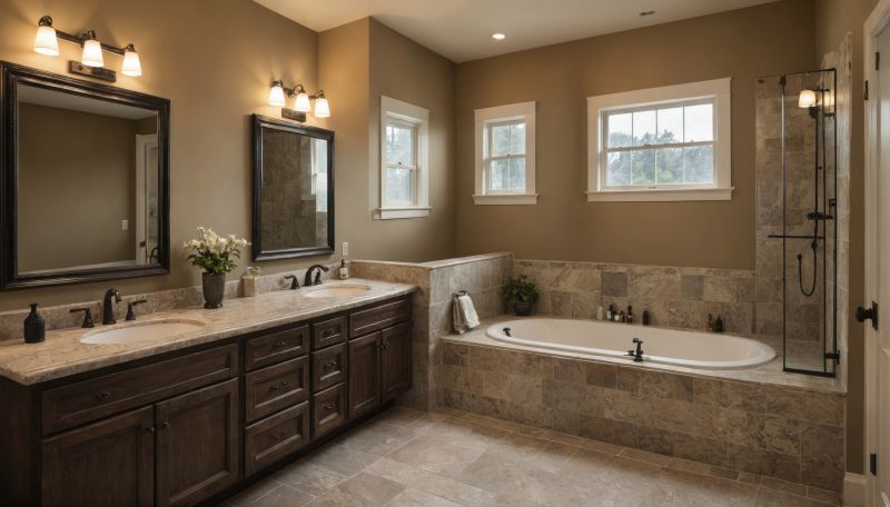 Spacious Master Bathroom Design